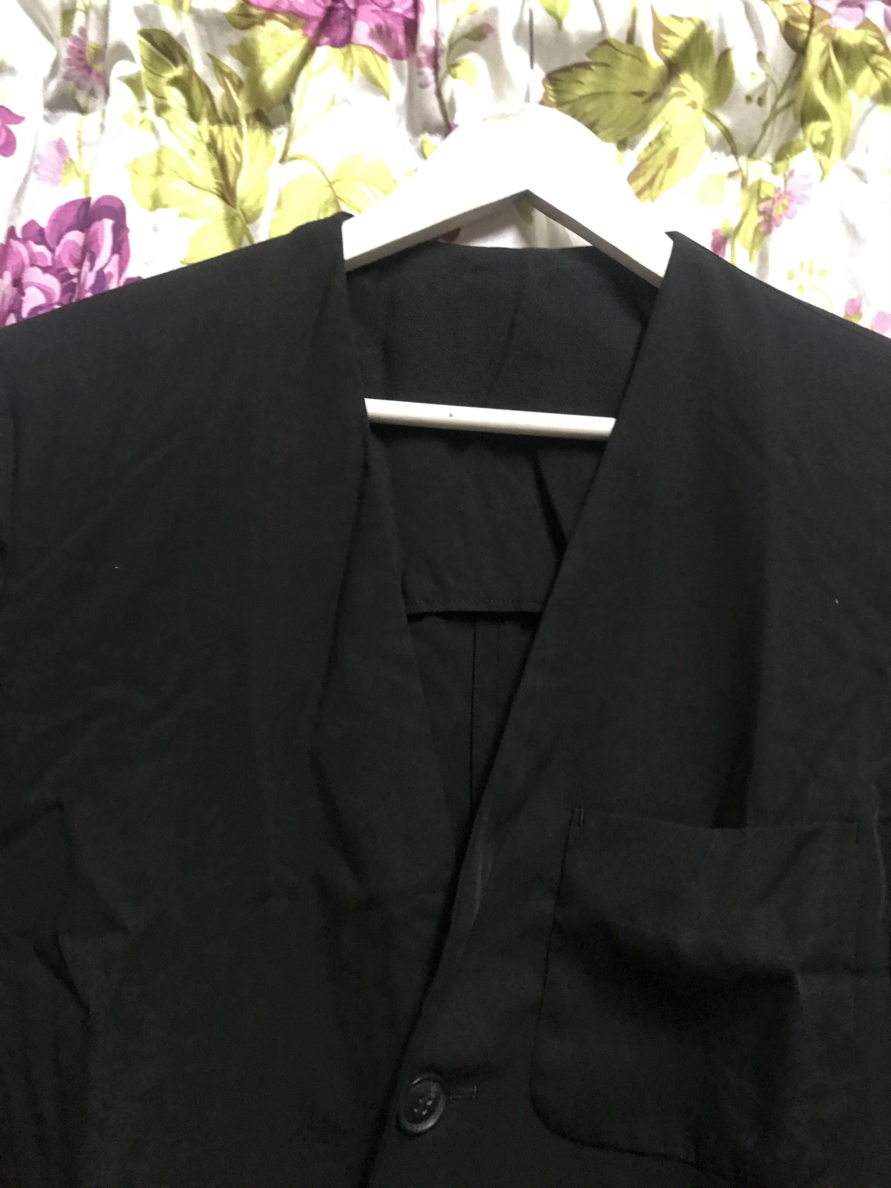 Japanese Brand × Y's × Yohji Yamamoto Ys Yohji Yamamoto Black Coat Size M / US 6-8 / IT 42-44 - 8 Thumbnail