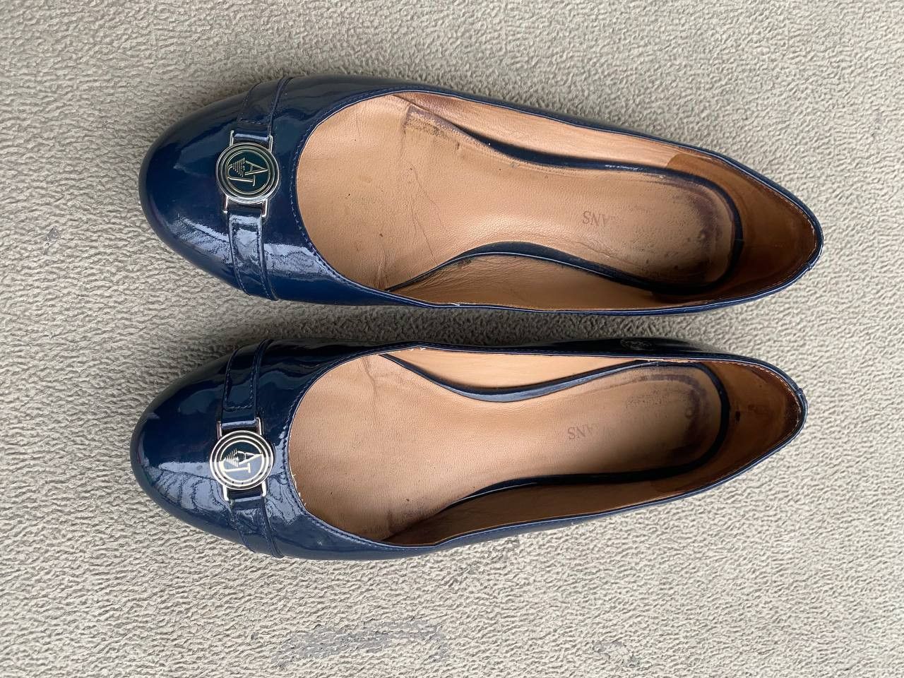 Giorgio Armani armani blue flats Size US 6.5 / IT 36.5 - 1 Thumbnail