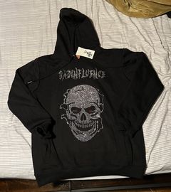 Rhinestone Skull Hoodie - CrewSkull®