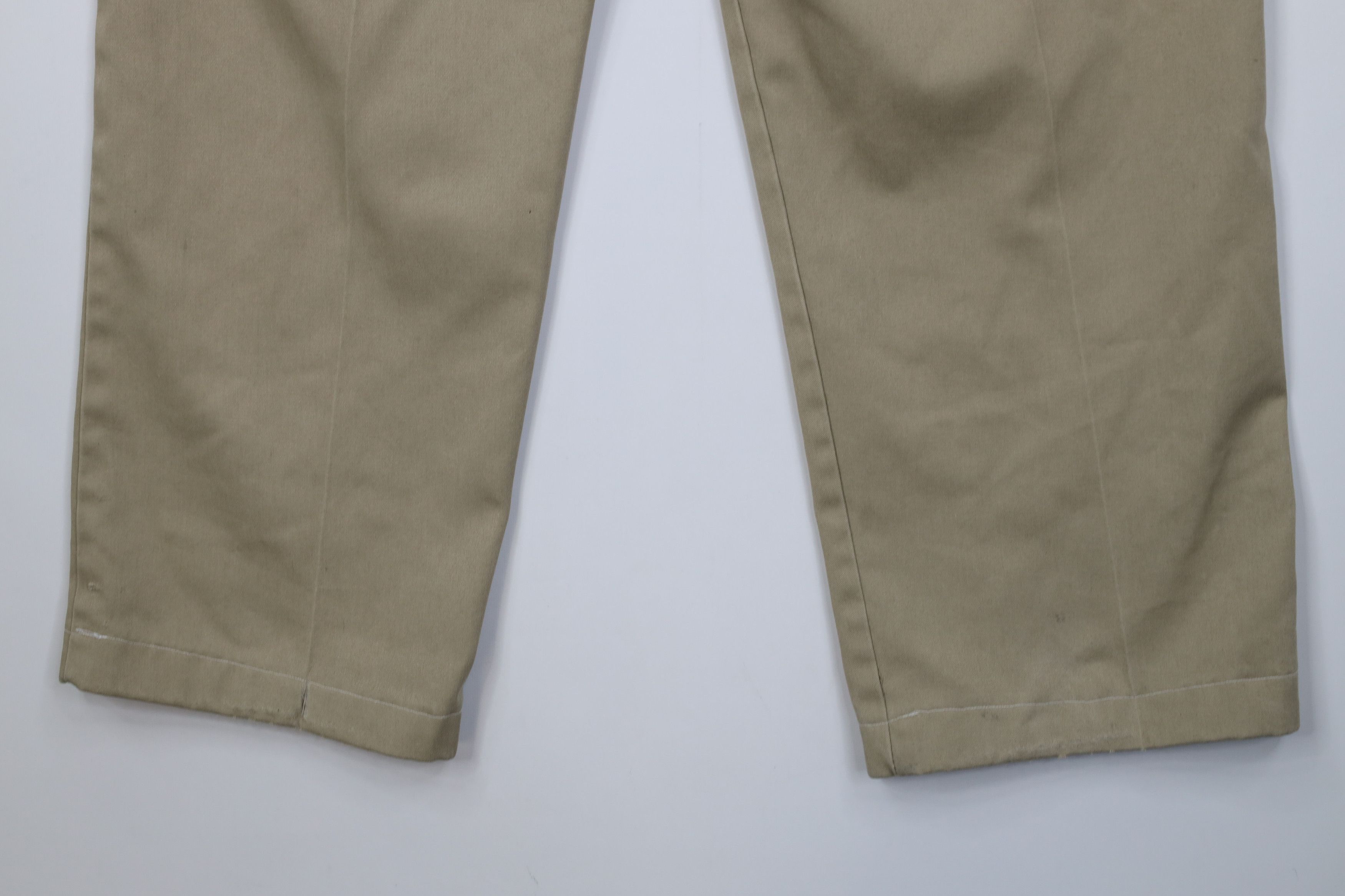 Dickies Vintage 90s Dickies Loose Fit Wide Leg Pants Beige USA Size US 34 / EU 50 - 15 Thumbnail