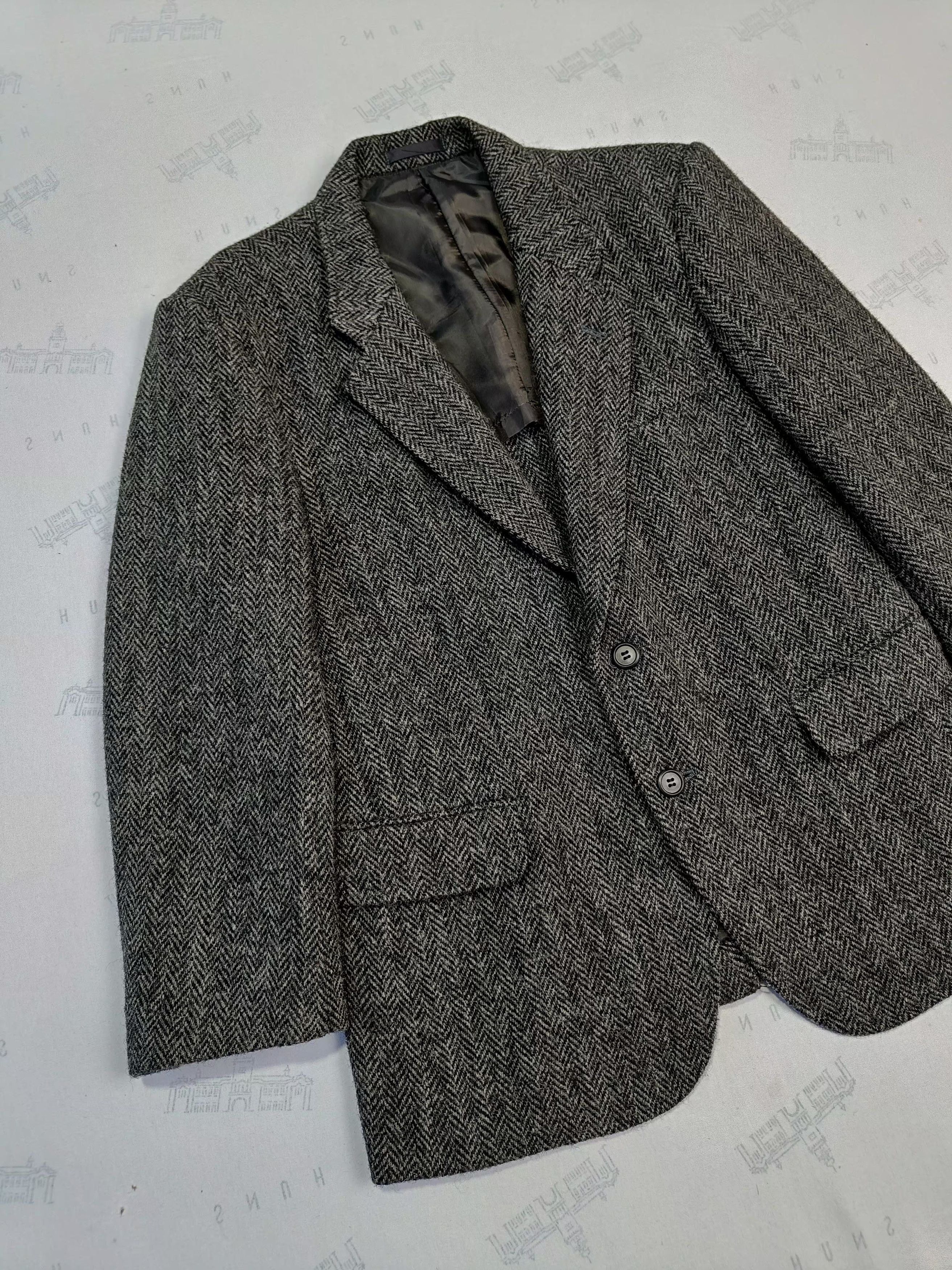 Harris Tweed Beautiful Harris Tweed Hand Woven Men's Wool Blazer Size 38L - 5 Thumbnail