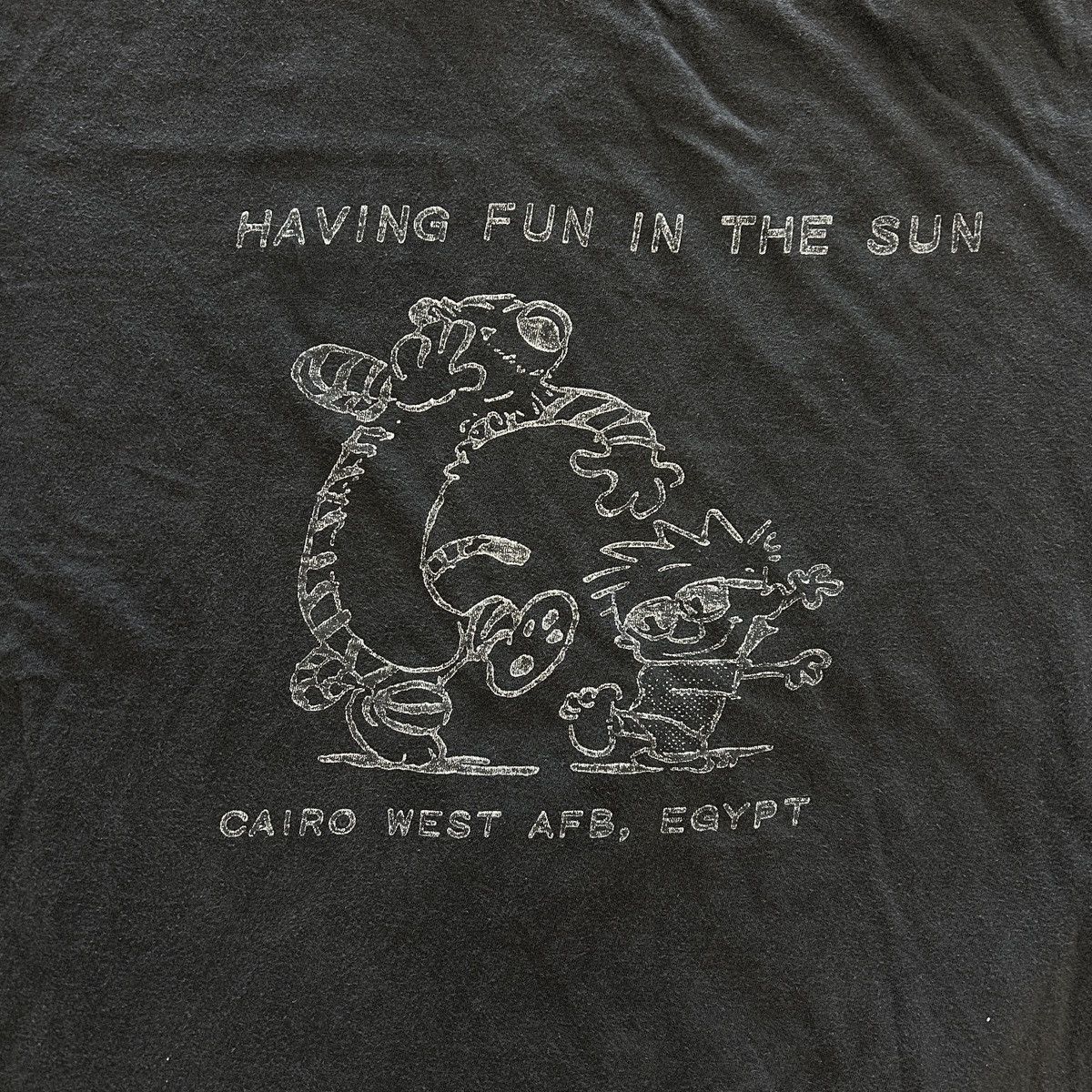 Vintage U.S. Military Cairo West AFB (Air Force Base) tee Size US M / EU 48-50 / 2 - 2 Thumbnail