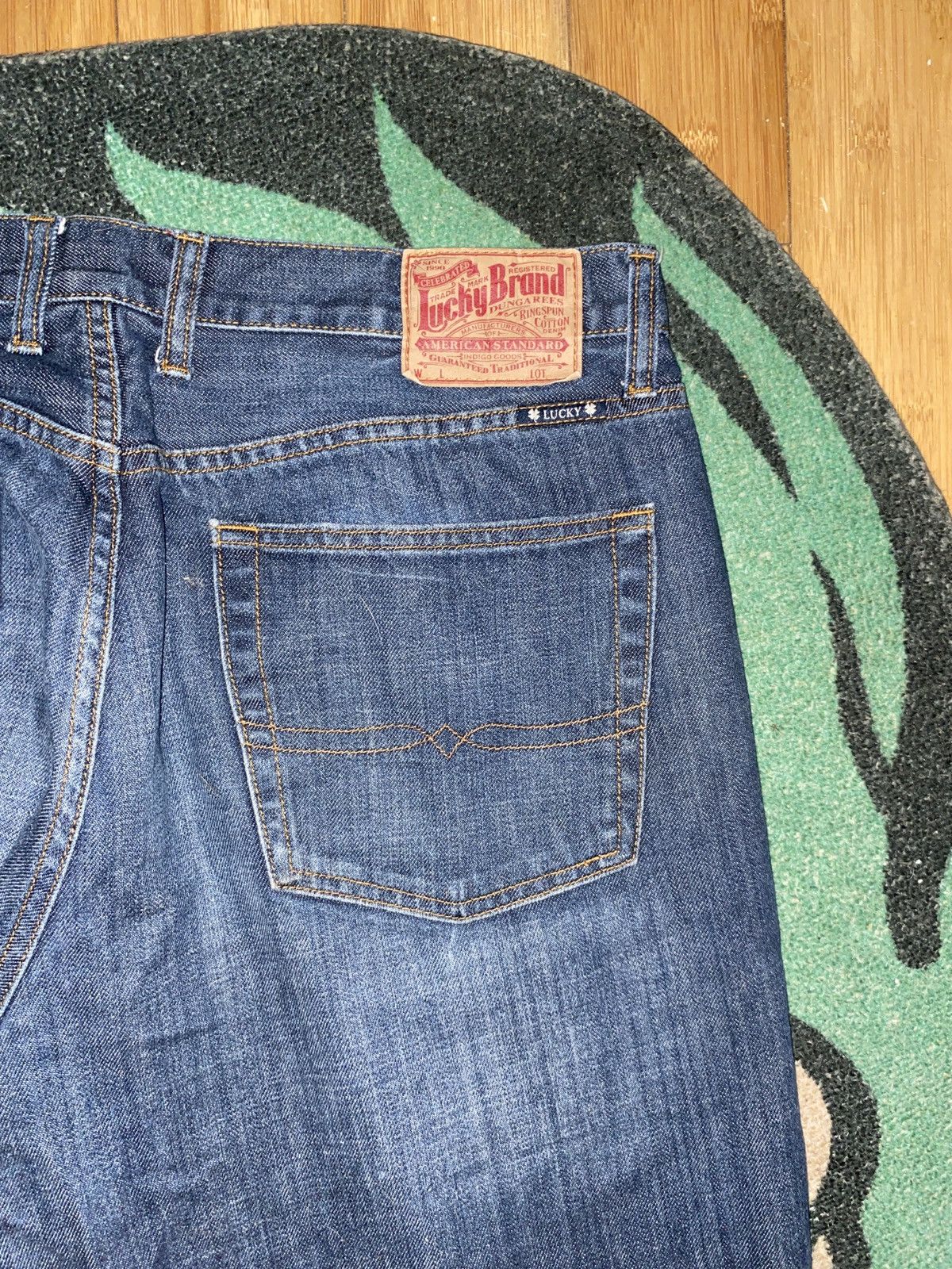 Vintage Vintage Y2K JNCO Style Lucky Brand Jeans Size US 36 / EU 52 - 3 Thumbnail