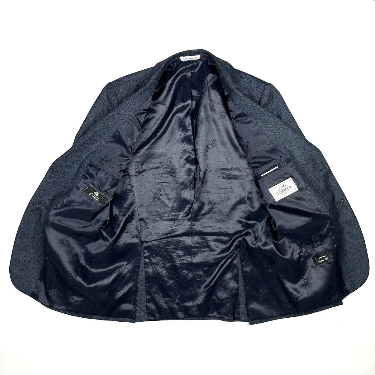 Hermes × Vintage Hermes Paris Vintage Luxury Blazer Jacket Size 50S - 5 Thumbnail