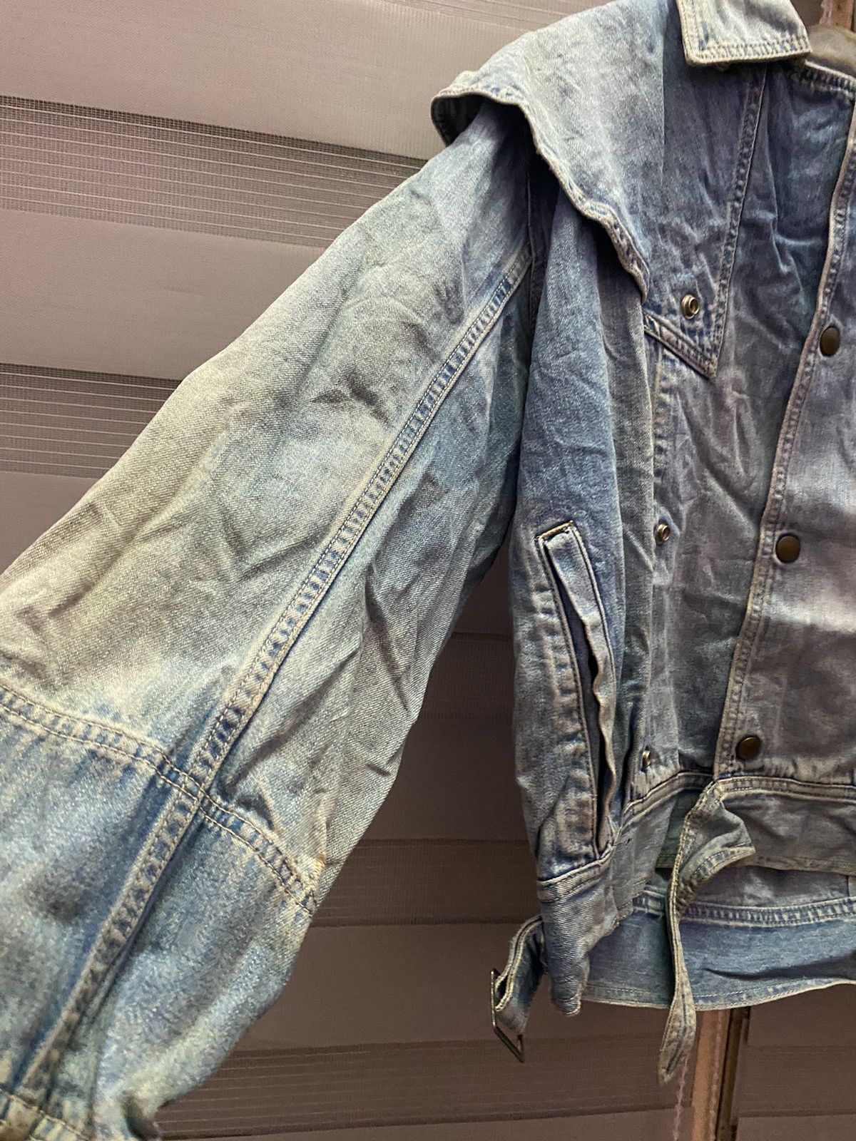 Japanese Brand Vintage Denim Jacket Avant Garde Size US L / EU 52-54 / 3 - 4 Thumbnail