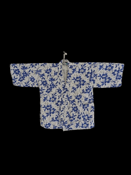 Japanese Brand Vintage Jinbei Kimono Flower Motif With Pocket Size US L / EU 52-54 / 3 - 1 Thumbnail