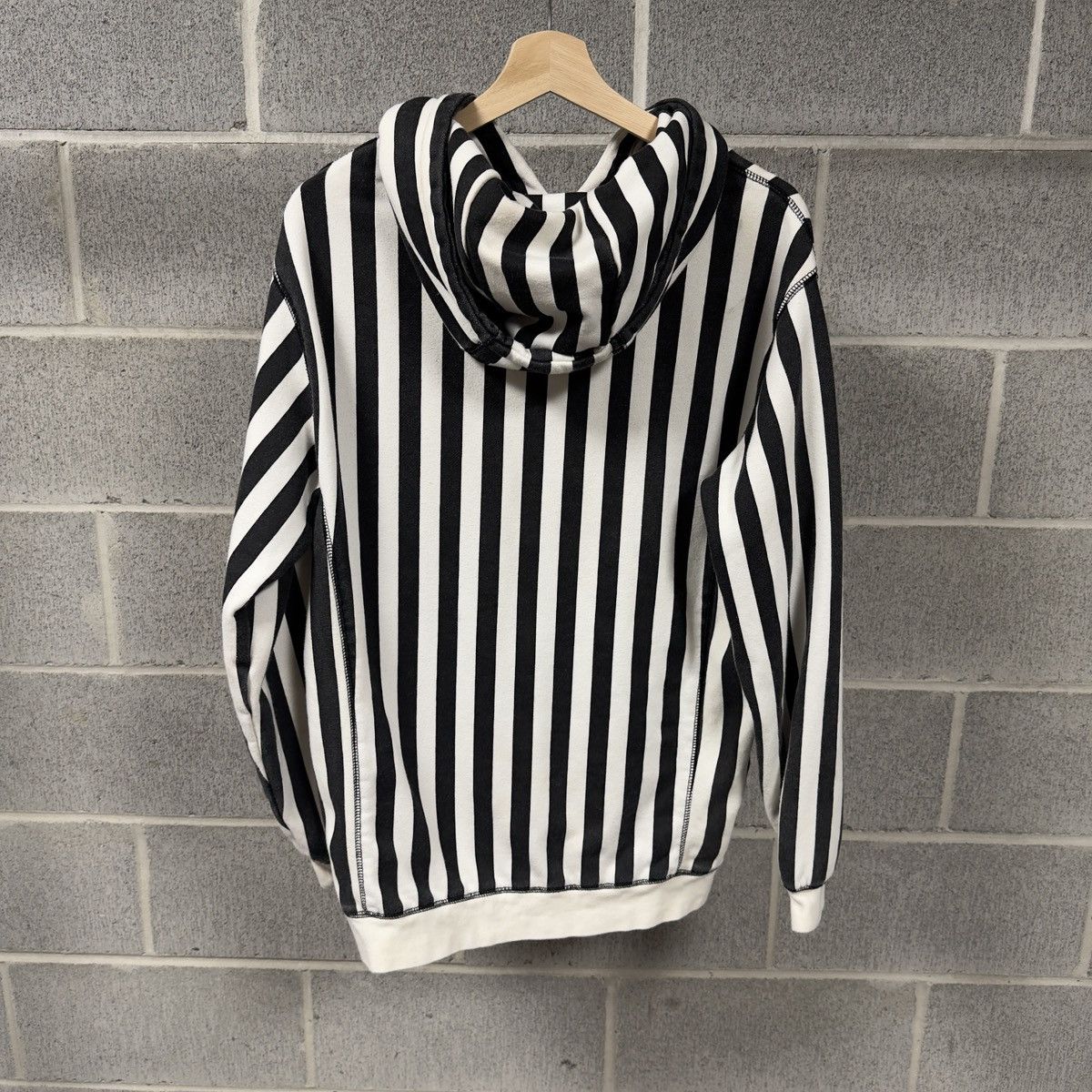 Golf Wang 2014 Kill Cat Flog Gnaw Striped Hoodie Black White Size US L / EU 52-54 / 3 - 2 Thumbnail