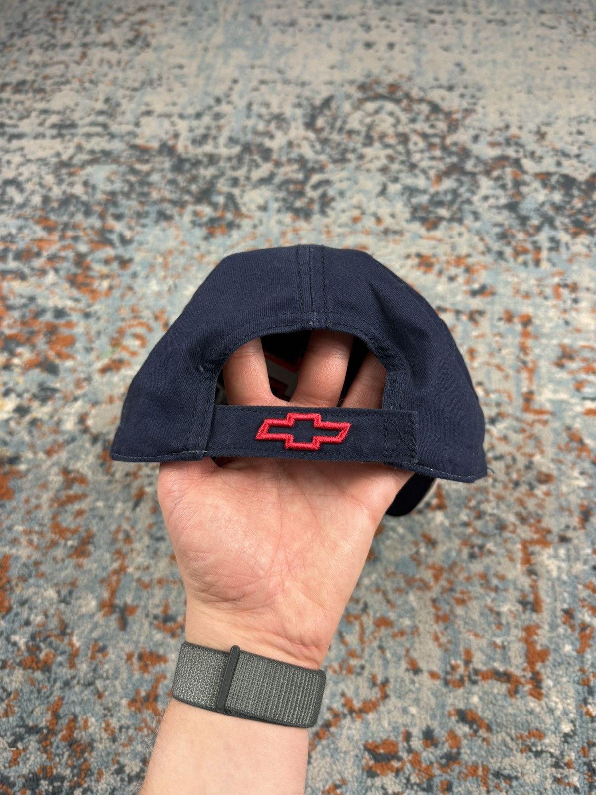 Chevrolet Vintage 90s Chevrolet embroidered flames fire graphic hat Size ONE SIZE - 4 Thumbnail