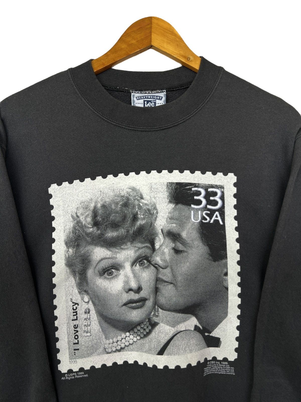 Vintage Vintage I Love Lucy Movie Drama Black Sweatshirt Size US S / EU 44-46 / 1 - 2 Thumbnail