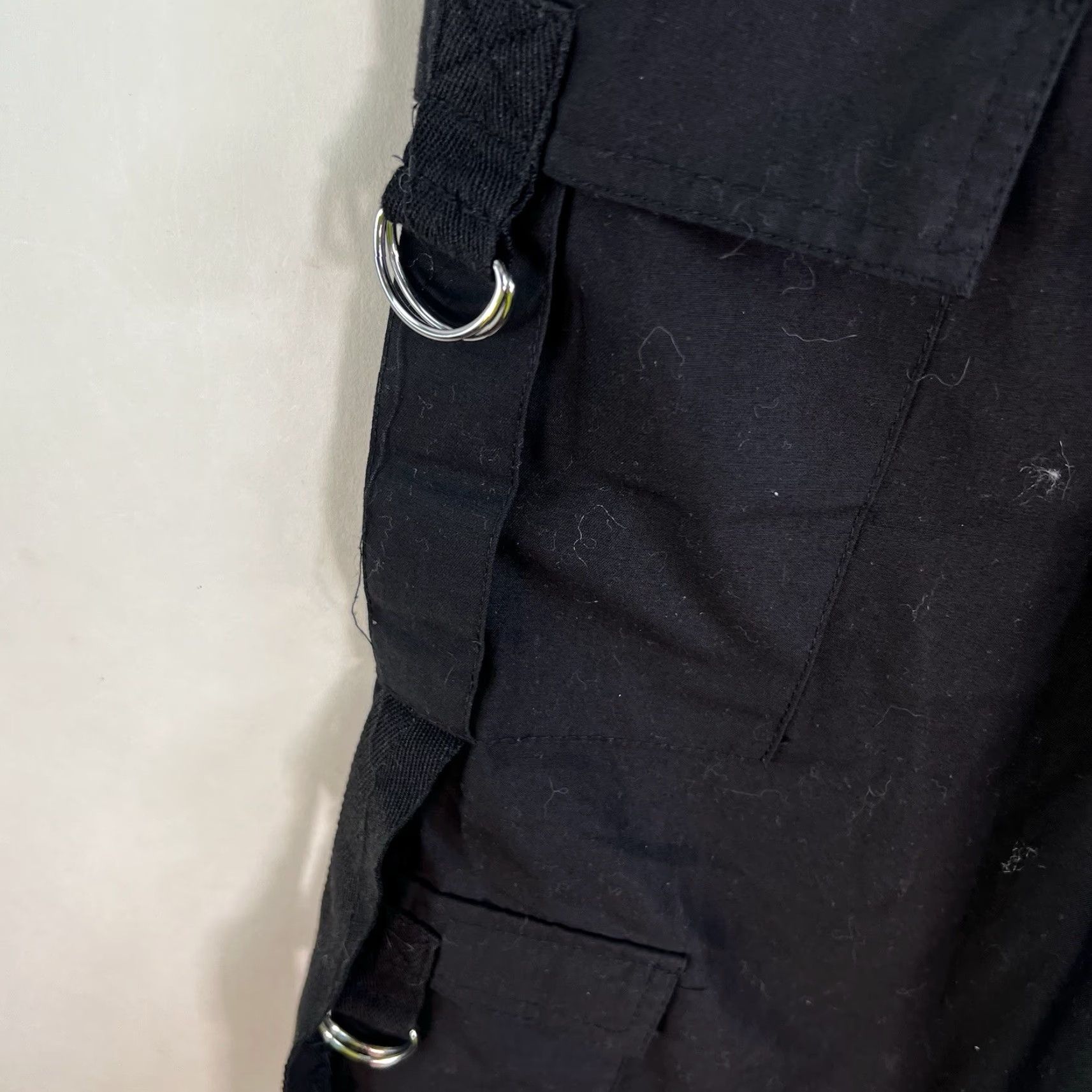 Vintage Envy Pants Cargo Wide-Leg Black M Womens Size 32" / US 10 / IT 46 - 7 Thumbnail