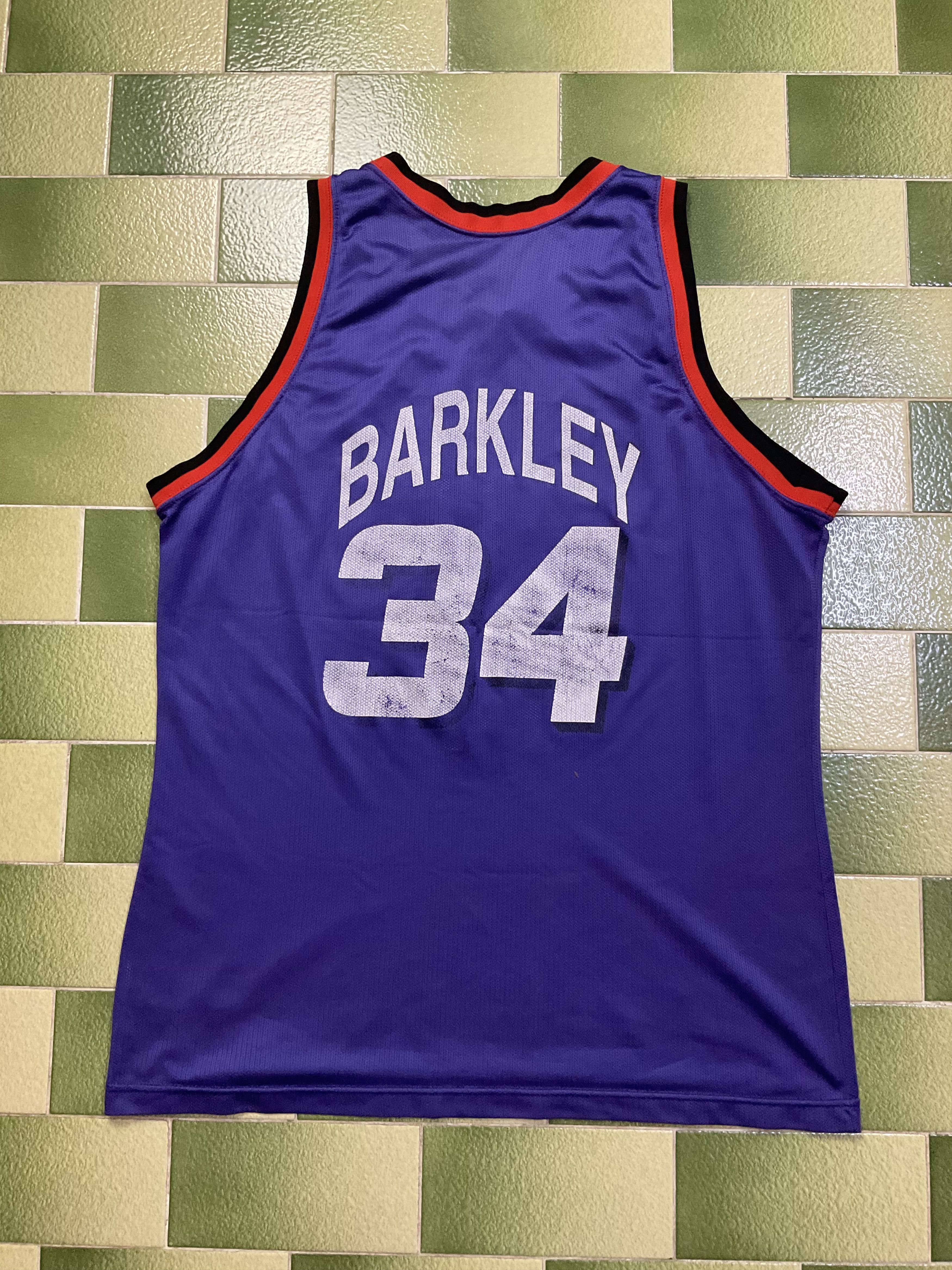 NBA Vintage 90s Phoenix Suns Barkley Basketball Jersey Size US XL / EU 56 / 4 - 2 Thumbnail