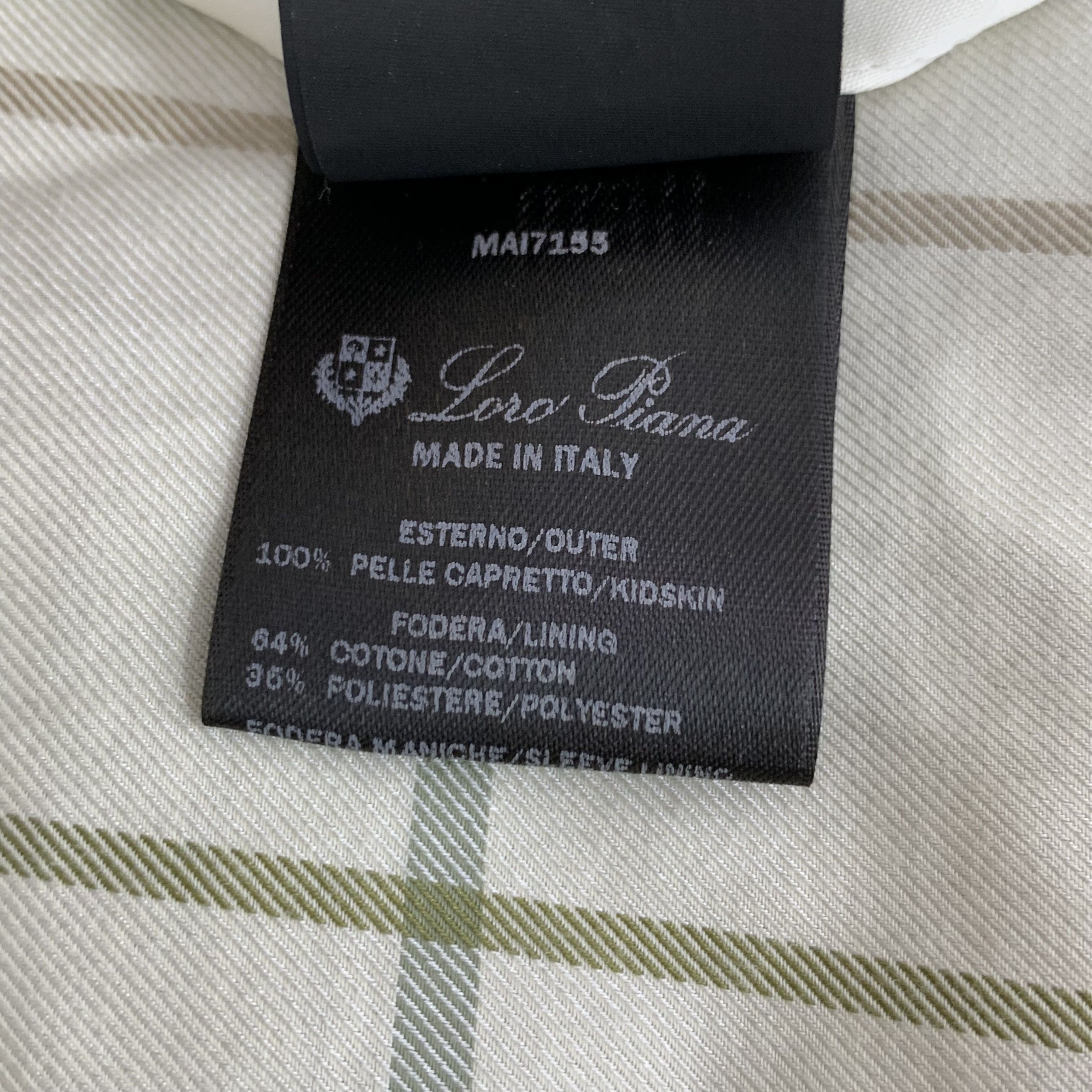 Loro Piana Loro Piana Cotton Zip-Up Jacket in Deep Brown (Size L) Size US L / EU 52-54 / 3 - 2 Thumbnail