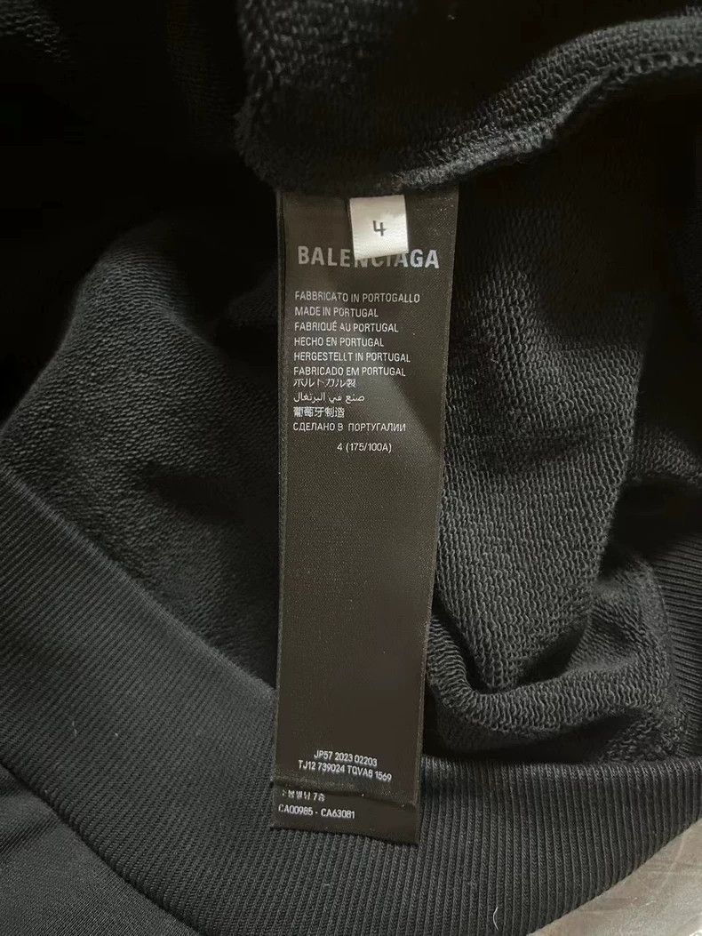 Balenciaga Balenciaga new adhesive tape cola hoodie-2506 Size US XL / EU 56 / 4 - 4 Thumbnail