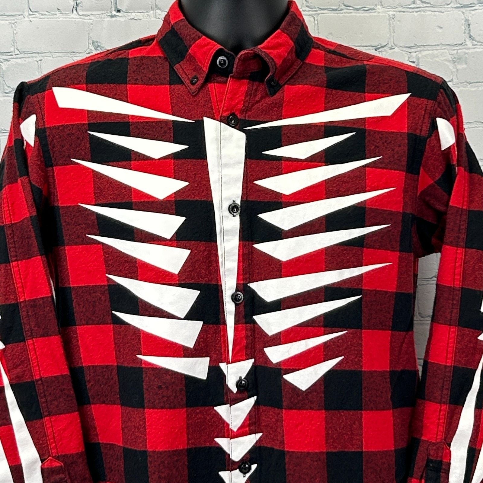 Staple Staple Pigeon x Naturel Flannel Button Front Shirt M Medium Size US M / EU 48-50 / 2 - 3 Thumbnail