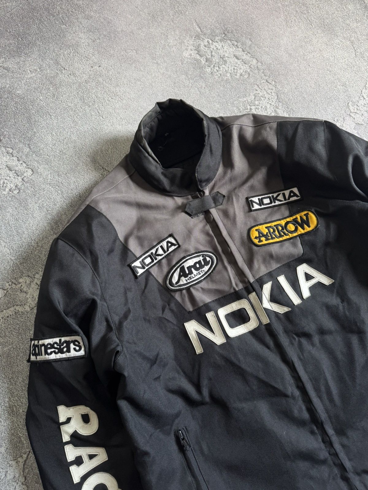 Formula 1 × Vintage Nokia XL racing bomber jacket zip vintage Y2K Size US XL / EU 56 / 4 - 4 Thumbnail