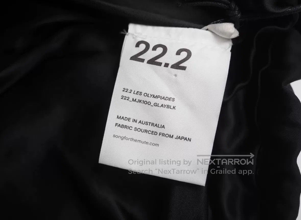 Song For The Mute sftm 22.2 Les Olympiades Jacket. Size US S / EU 44-46 / 1 - 6 Thumbnail