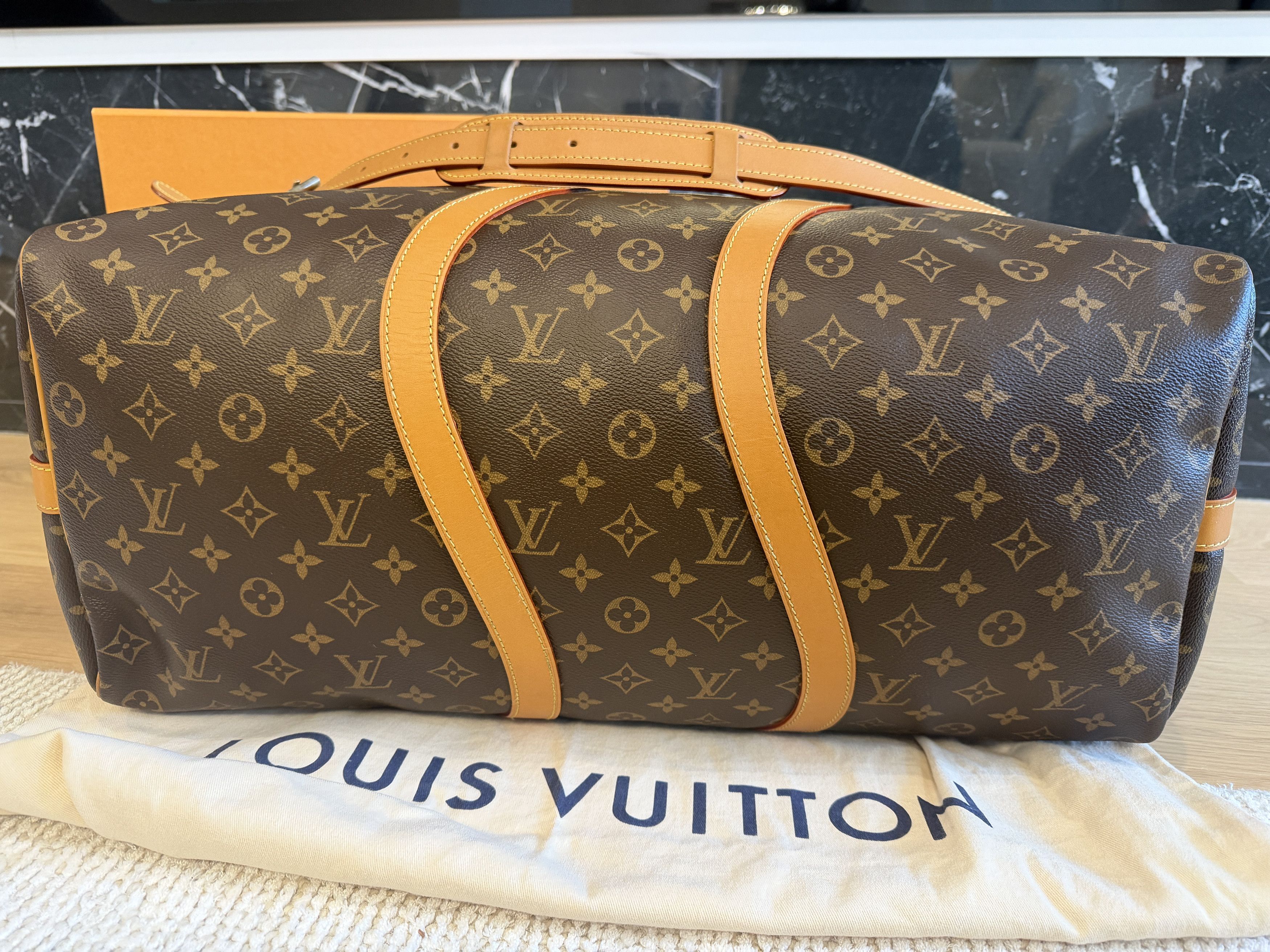 Louis Vuitton Louis Vuitton Virgil Abloh "wavy" Keepall 50 M44880 Size ONE SIZE - 6 Thumbnail