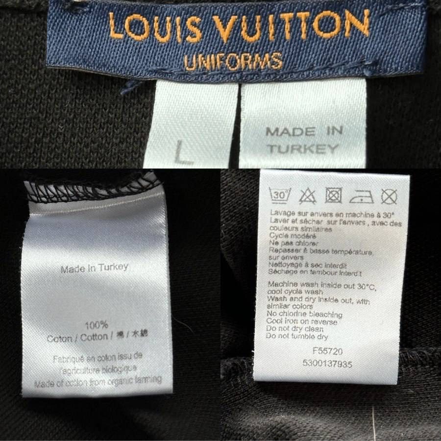 Louis Vuitton LOUIS VUITTON BLACK EMBROIDERED LOGO POLO T-SHIRT Size US L / EU 52-54 / 3 - 3 Thumbnail