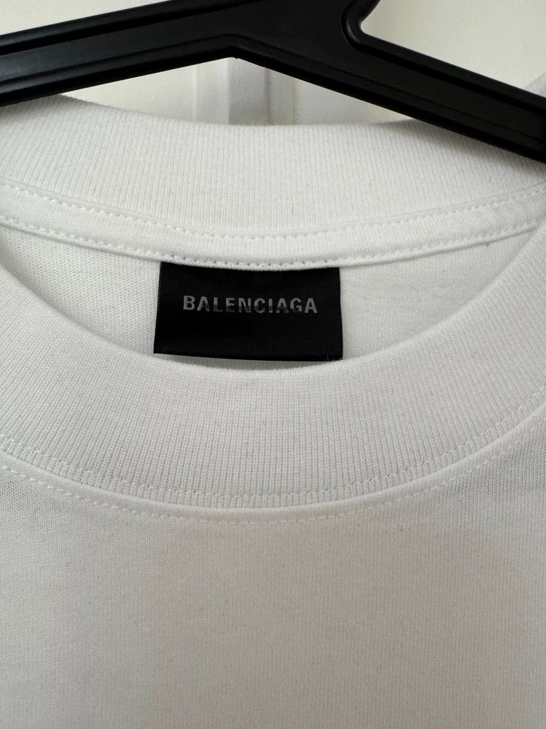 Balenciaga Balenciaga Logo White Short Sleeve Size US XS / EU 42 / 0 - 3 Thumbnail