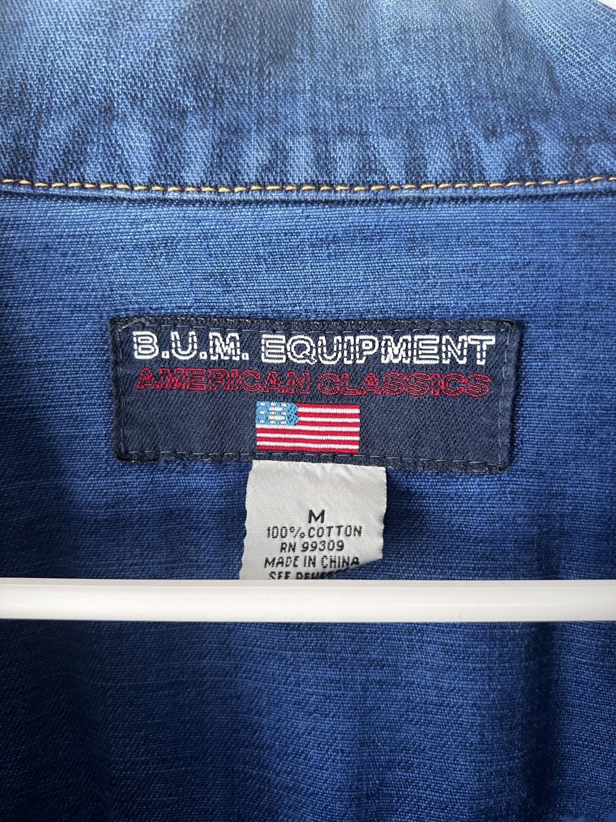 B.U.M Equipment Vintage B.U.M. Equipment Blue Denim Jacket Size US M / EU 48-50 / 2 - 3 Thumbnail