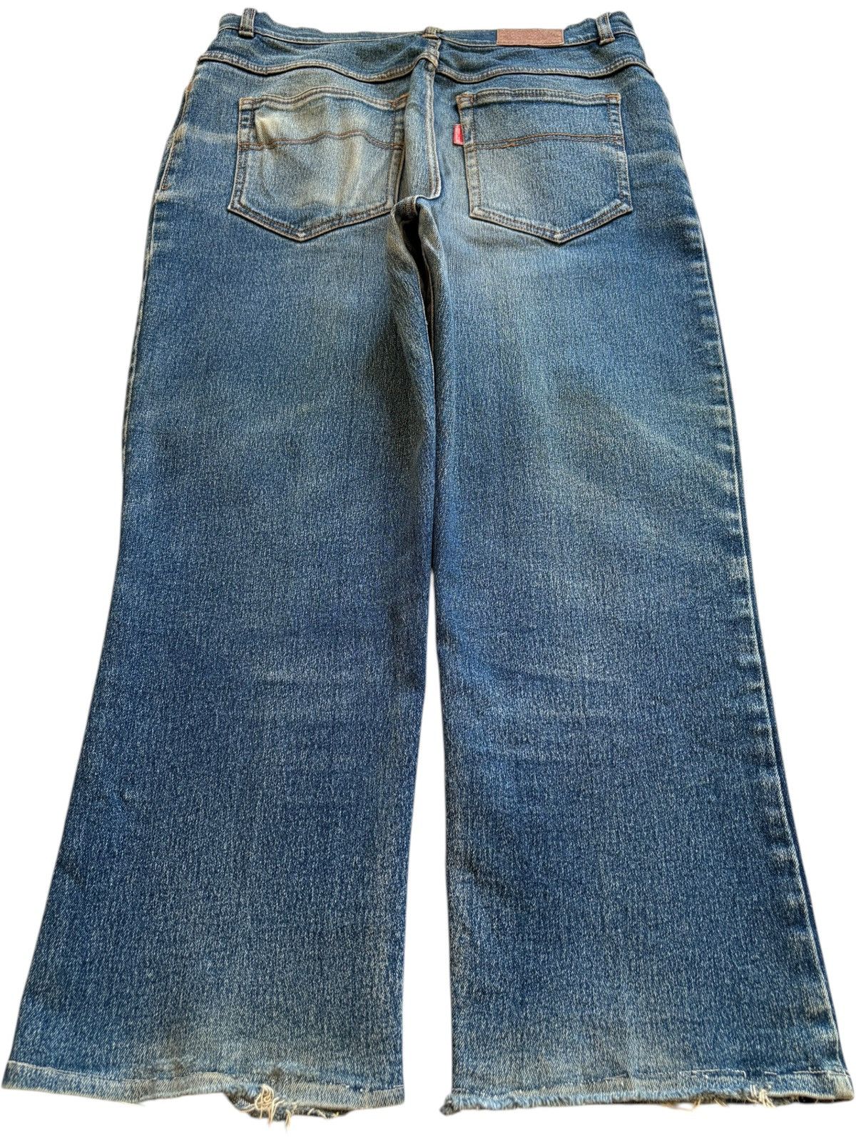 Japanese Brand SALES🔥Vintage Japanese Brand Blue Wash Loose Jeans Size US 32 / EU 48 - 2 Thumbnail