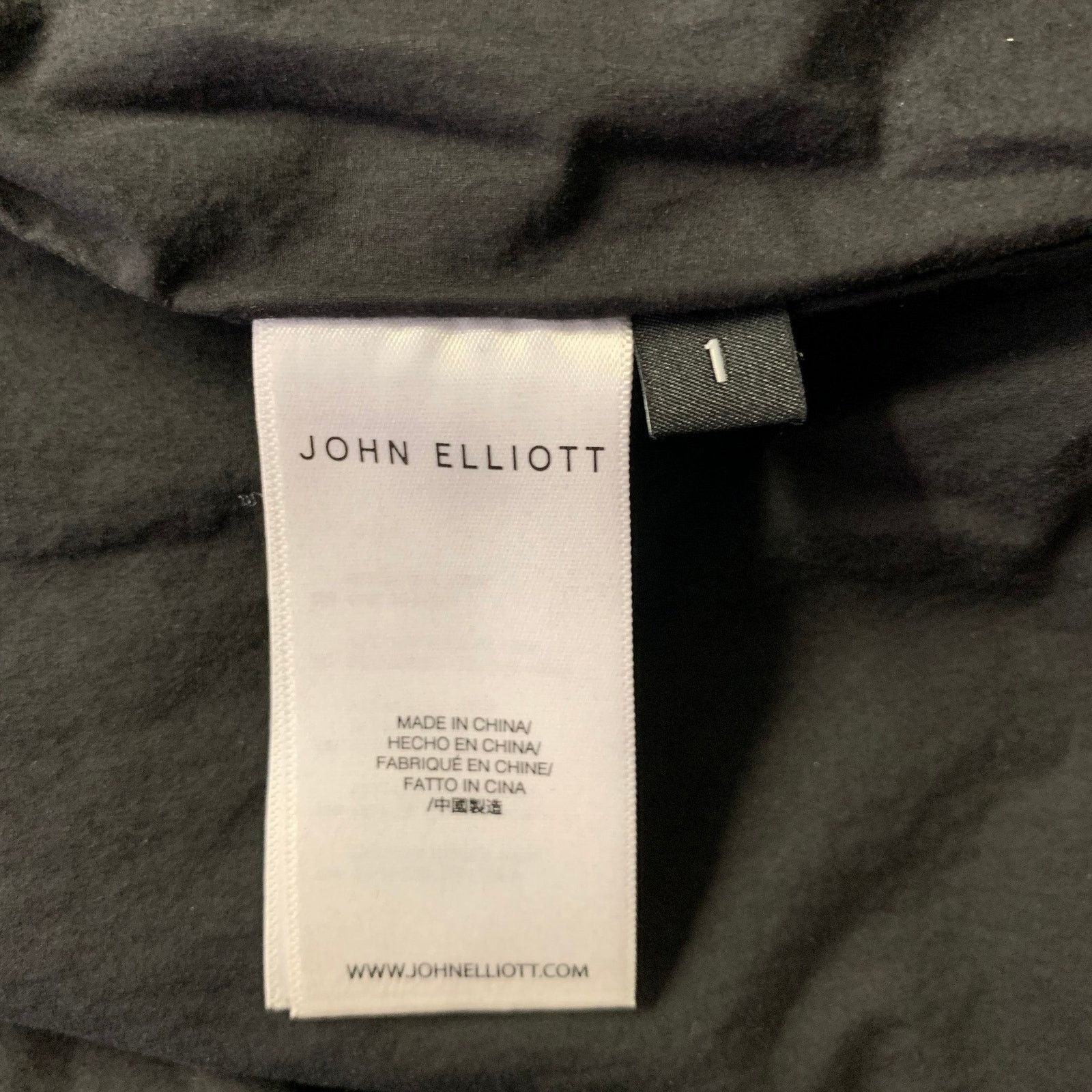 John Elliott JOHN ELLIOTT Size S Black Cotton Shirt Jacket Size US S / EU 44-46 / 1 - 6 Thumbnail