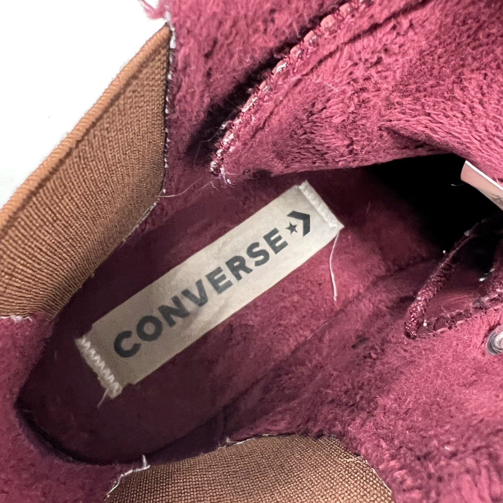 Converse Converse Chelsea Boot Hi Deep Bordeaux Sneakers 9.5 Women Leather Star Chelsea Sneaker Lace Up Size US 8 / IT 38 - 7 Thumbnail