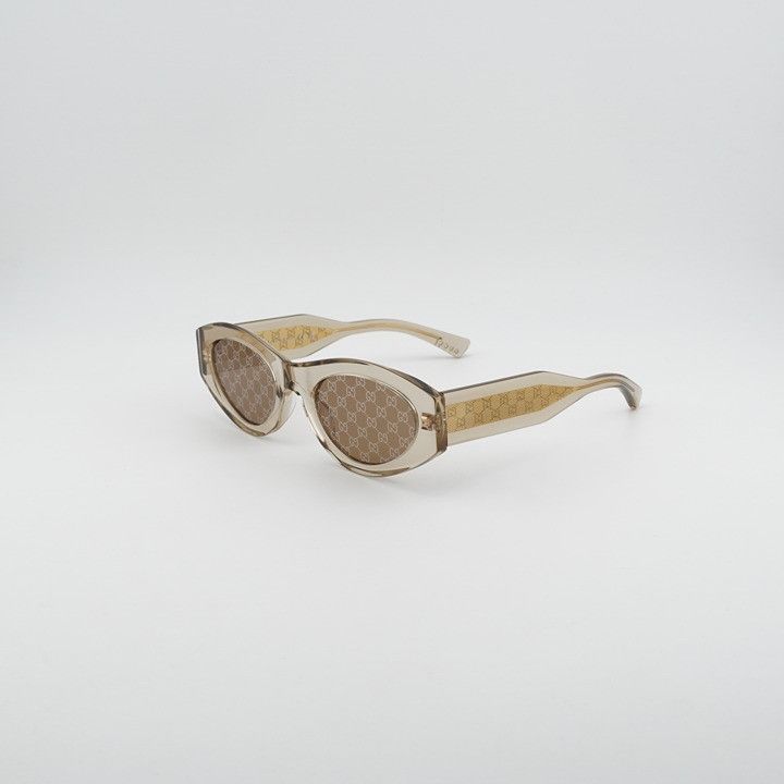 Gucci Gucci GG2065S 003 Sunglasses Yellow Cat Eye Frame Size ONE SIZE - 8 Thumbnail