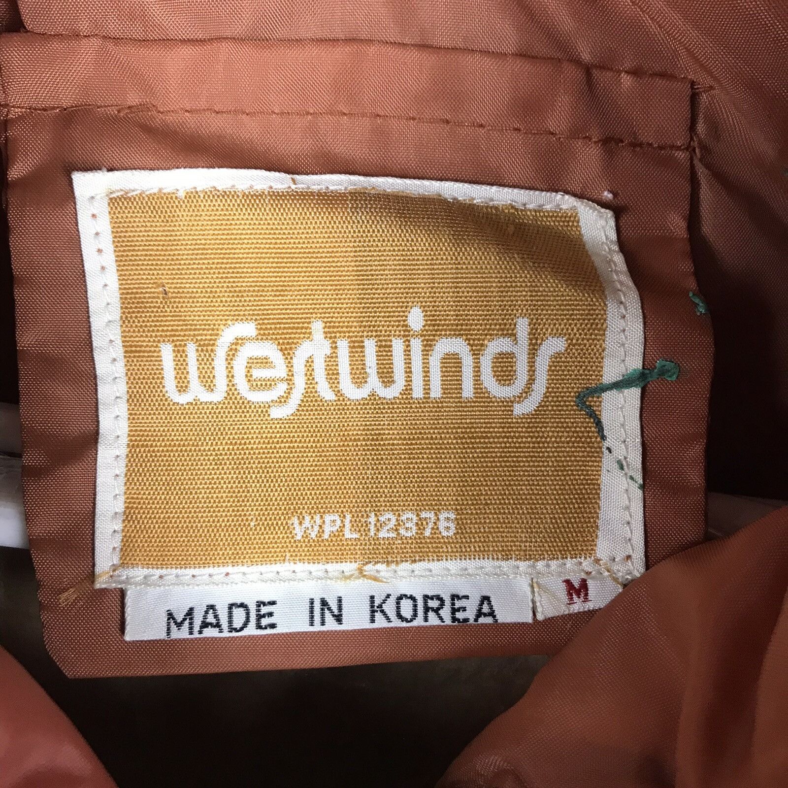 Unowned Vintage 70s West Wind Orange Blue White Bomber Jacket Medium Size US M / EU 48-50 / 2 - 4 Thumbnail