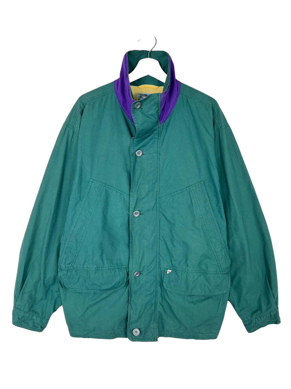 Designer 🔥 VINTAGE 90s NEW MAN OUTDOOR JACKET MADE IN ITALY Size US L / EU 52-54 / 3 - 2 Thumbnail