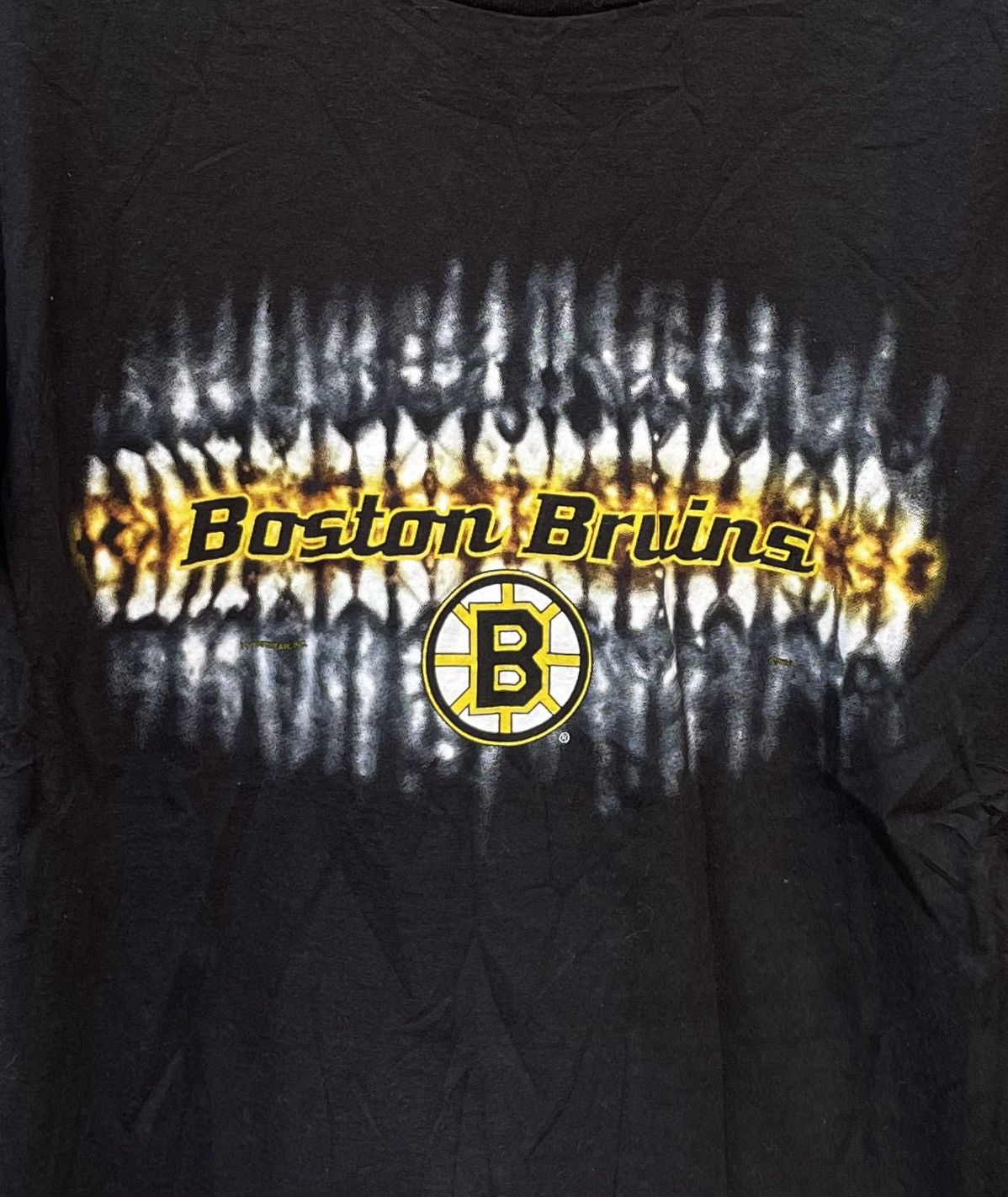 CSA Vintage 90s CSA NHL Boston Bruins tie Dye Graphic T Shirt Size US M / EU 48-50 / 2 - 3 Thumbnail