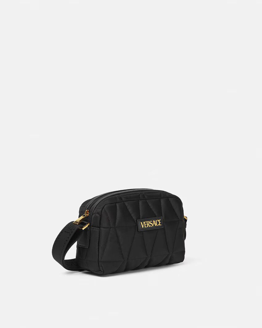 Versace o1s22i1n0125 Size: OS / Quilted Nylon Camera Bag in Black Size ONE SIZE - 2 Thumbnail