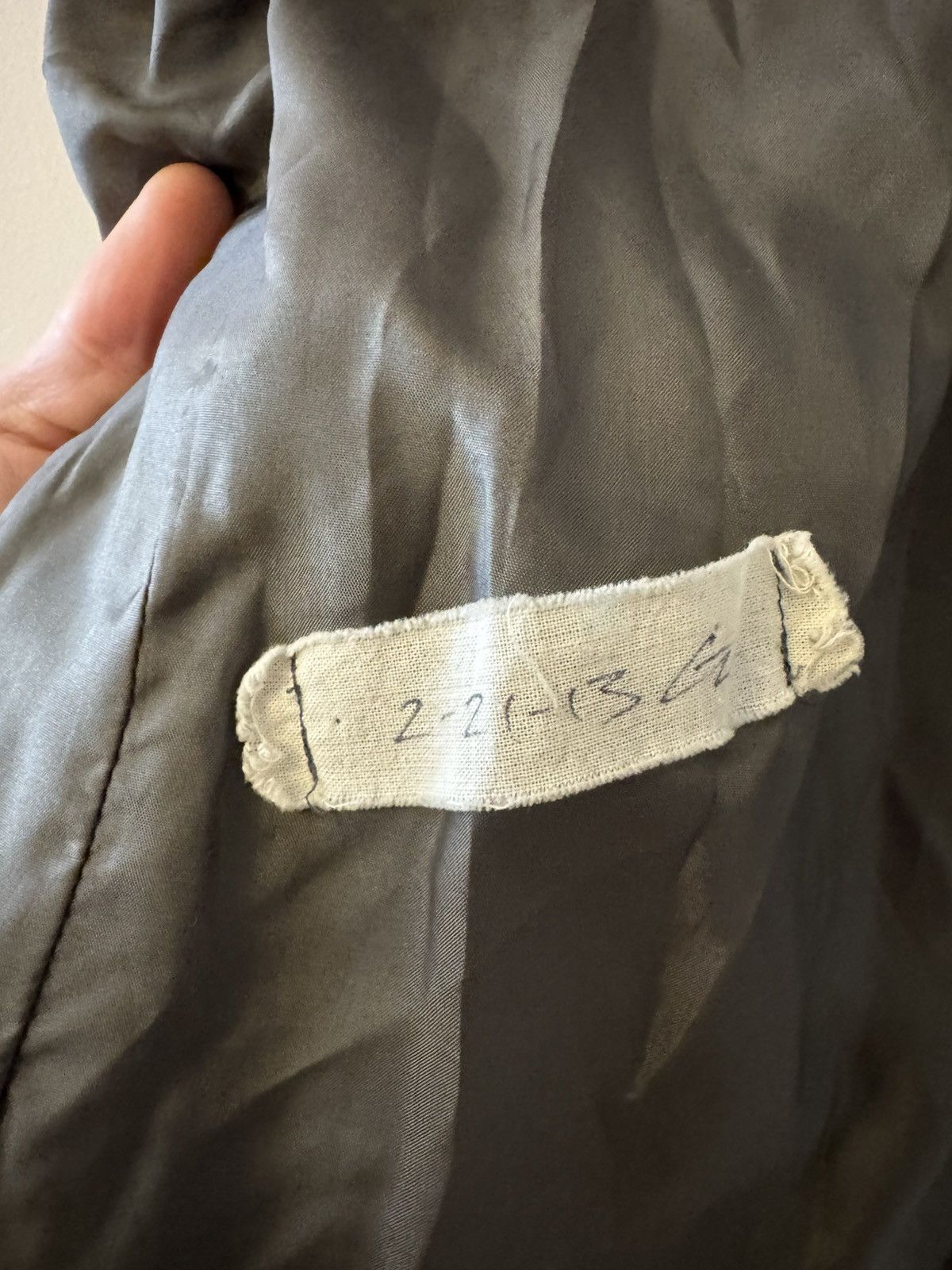 Greg Lauren The suede hoodie “coal” Size US M / EU 48-50 / 2 - 7 Thumbnail