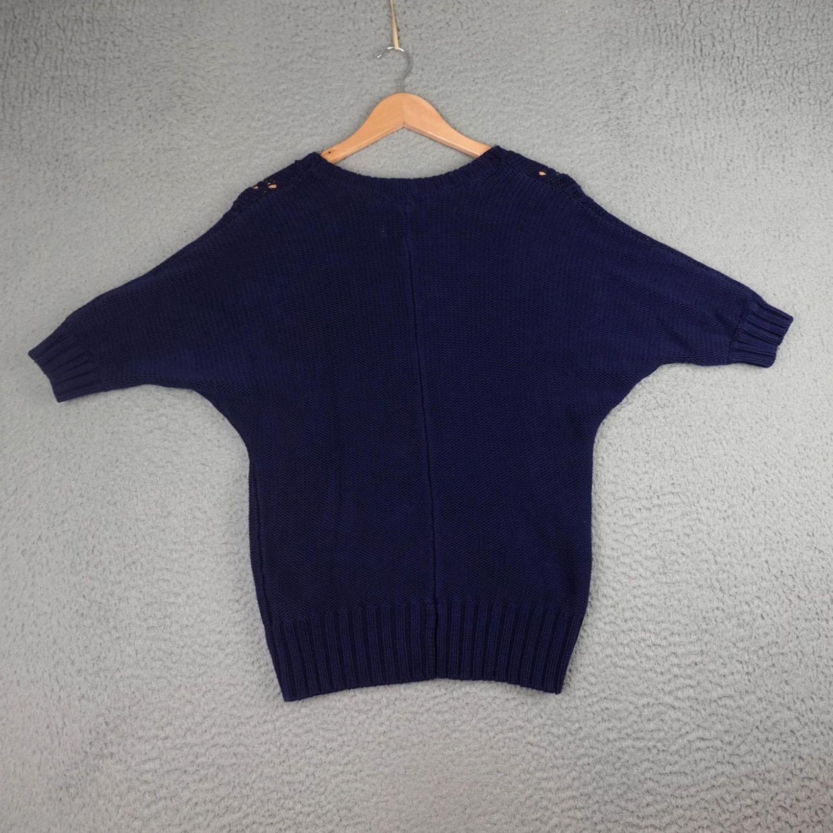Guess VINTAGE Guess Cardigan Sweater Womens Small Blue Open Knit Short Sleeve Button Beach Size S / US 4 / IT 40 - 7 Thumbnail