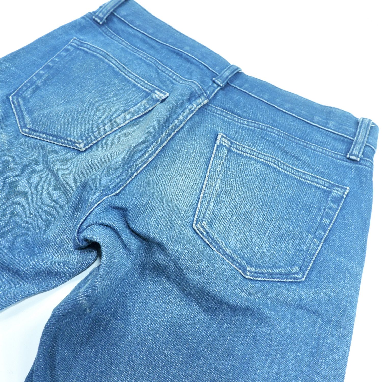 Kaihara Denim UNIQLO BY KAIHARA SLIM STRAIGHT LOW SELVEDGE DENIM Size US 29 - 15 Thumbnail