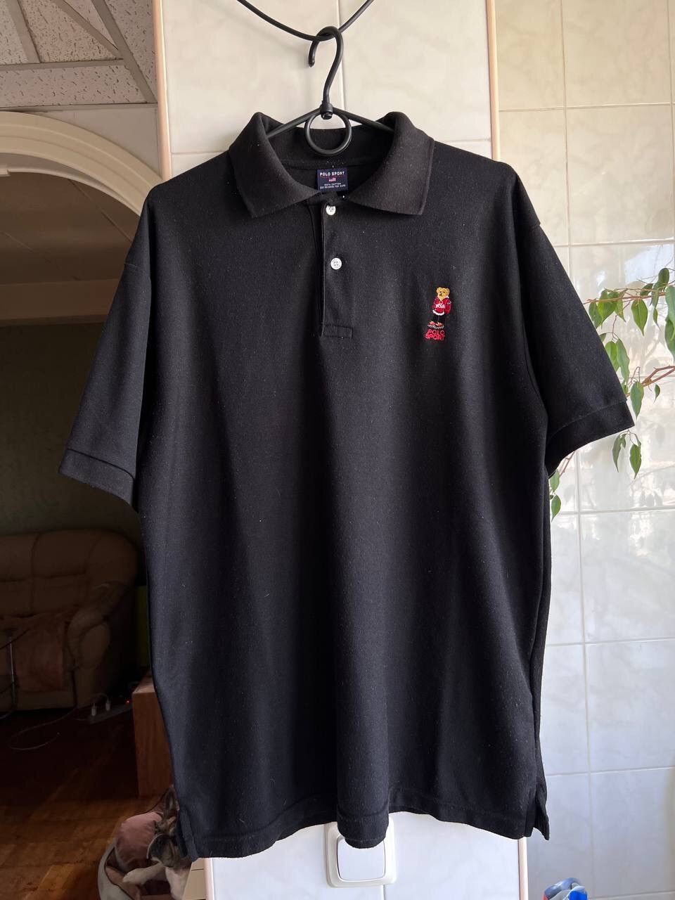 Polo Ralph Lauren × Vintage Vintage 90s Polo Ralph Lauren Sport Bear logo Button tee Size US XL / EU 56 / 4 - 2 Thumbnail