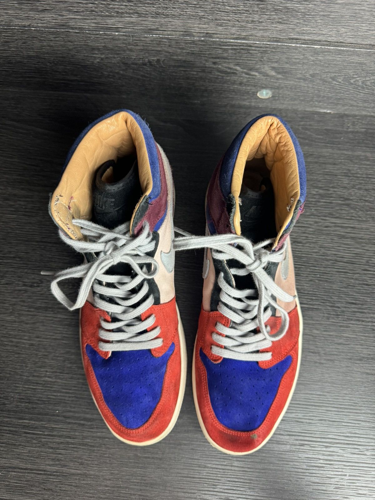 Jordan Brand Aleali May x Air Jordan 1 Retro High Court Lux W Size US 11.5 / IT 41.5 - 4 Thumbnail