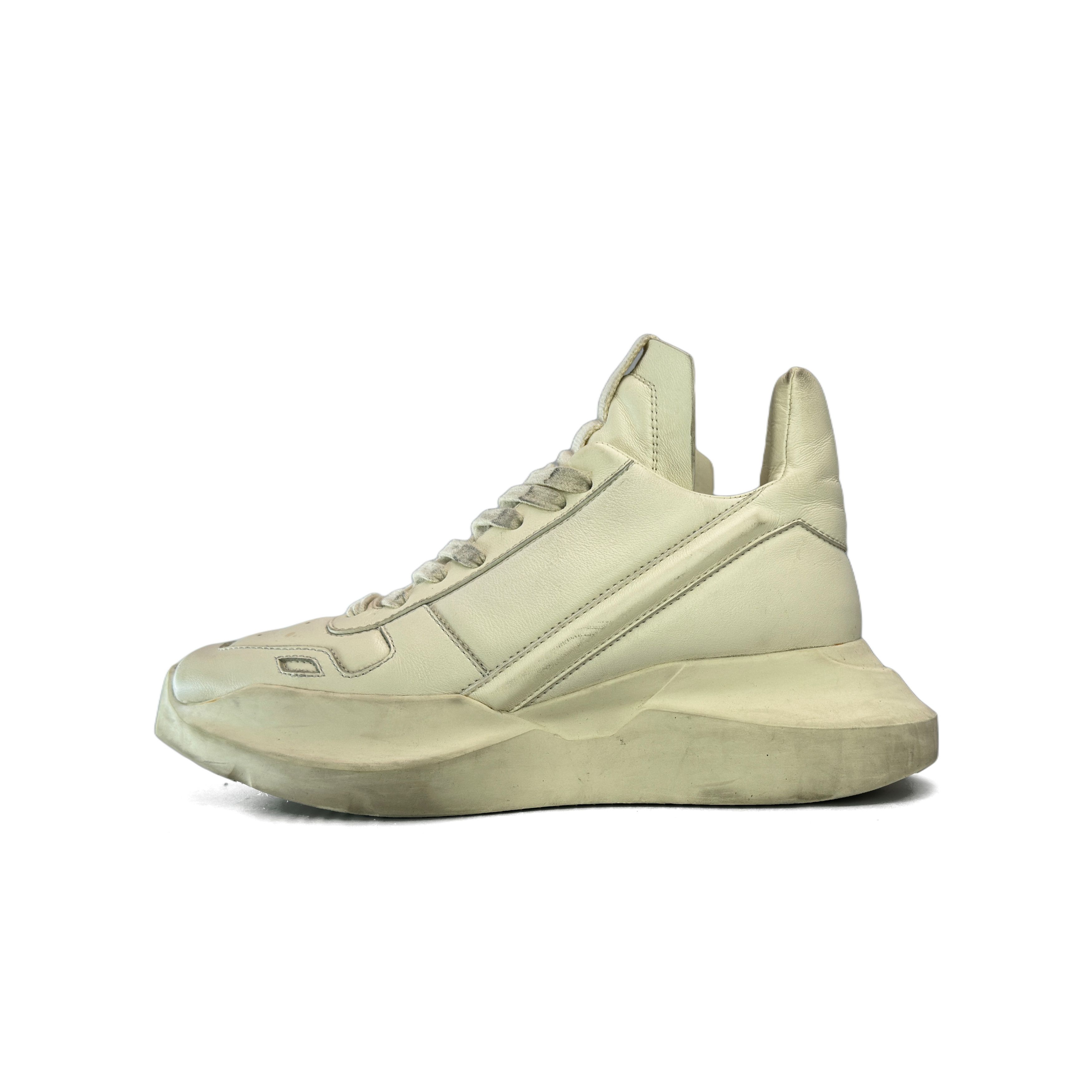 Rick Owens Rick Owens Leather Low-Top Sneakers Size 36 Size US 6 / IT 36 - 1 Thumbnail
