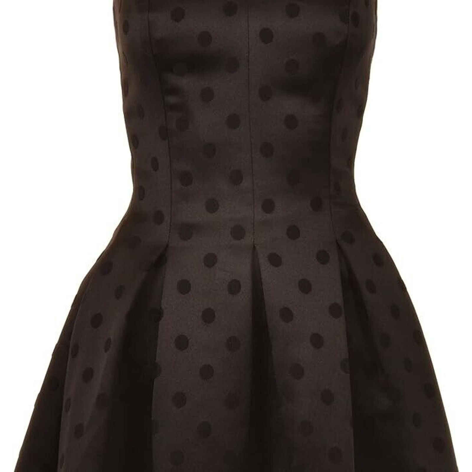 Ralph Lauren RALPH LAUREN BLACK POLKA DOT SLEEVELESS COCKTAIL DRESS SZ 6P Size S / US 4 / IT 40 - 4 Thumbnail