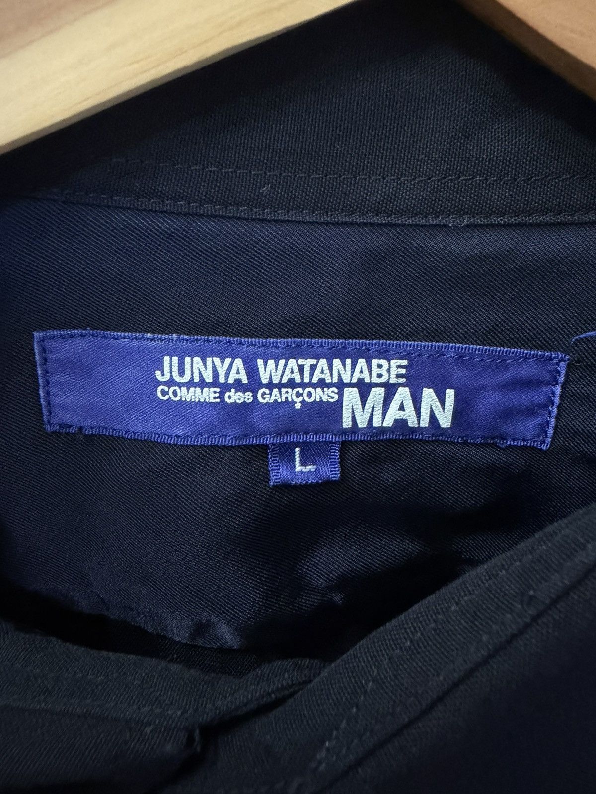 Junya Watanabe SS02 Poem Black Shirt "Elderly" Size US L / EU 52-54 / 3 - 7 Thumbnail