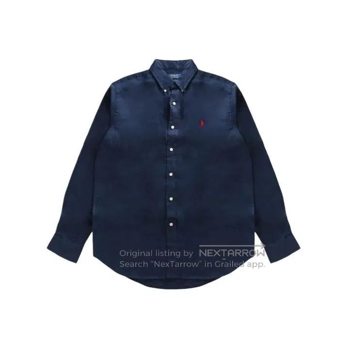 Polo Ralph Lauren Polo Ralph Lauren Men's Logo Collar Button Long. Size US S / EU 44-46 / 1 - 1 Thumbnail