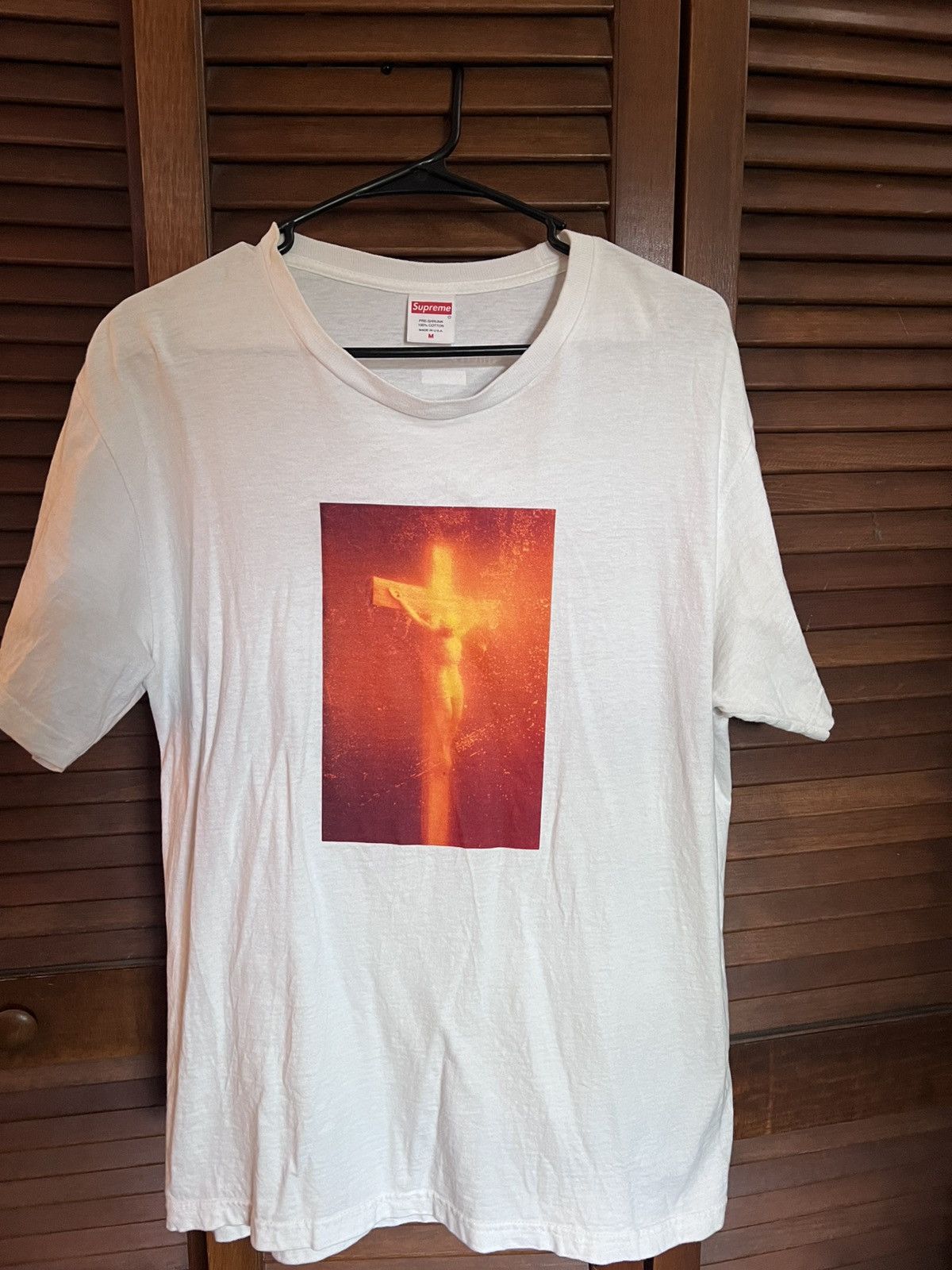 Supreme Supreme Andres Serrano Piss Christ Tee Size US M / EU 48-50 / 2 - 1 Thumbnail
