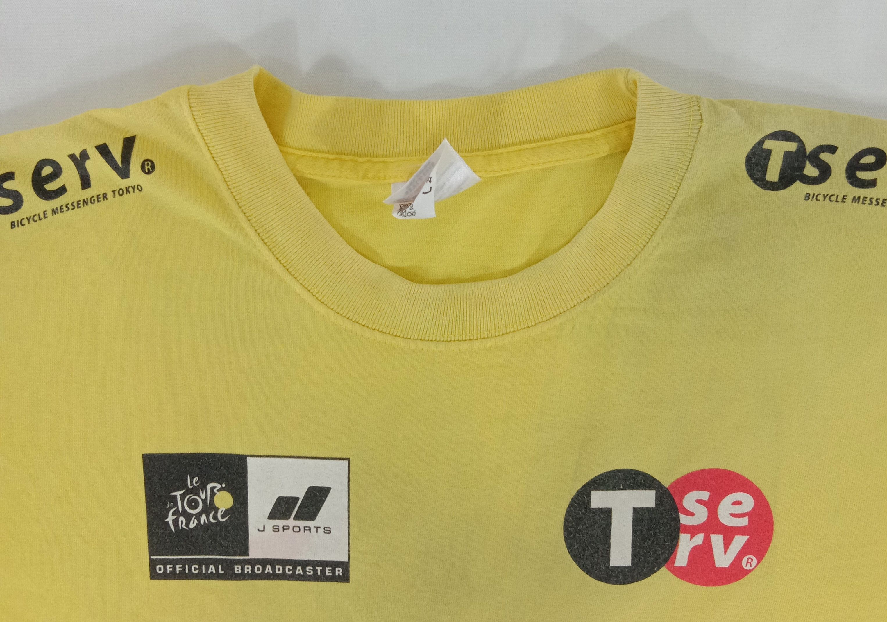 Vintage Vintage Le Tour De France T Shirt Size US L / EU 52-54 / 3 - 3 Thumbnail