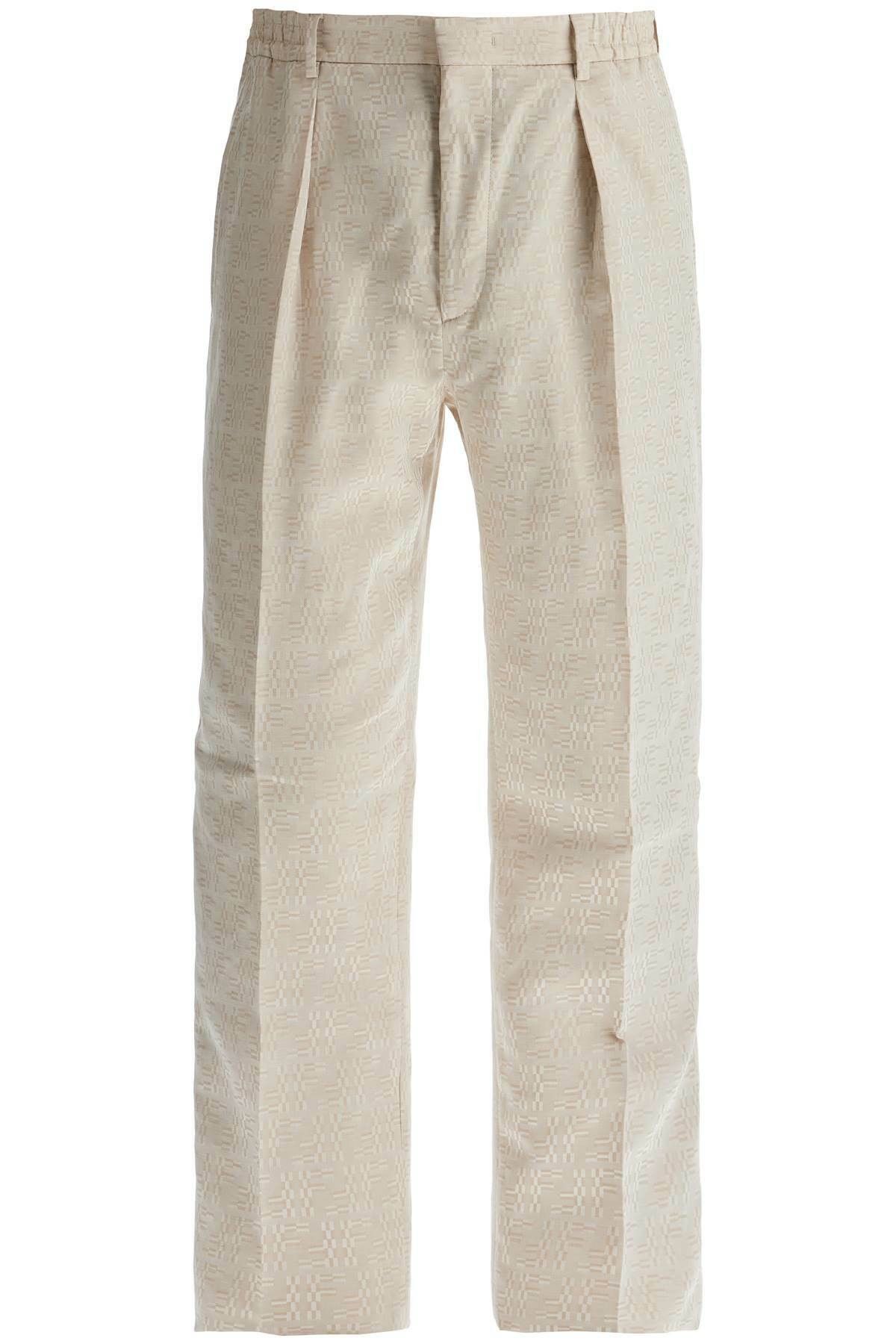 Fendi o1B3y1r0526 Casual Pant in Beige Size US 34 / EU 50 - 1 Thumbnail