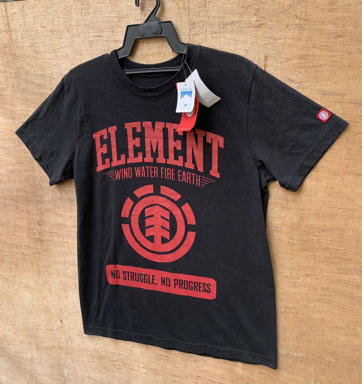 Element Element.. Wind Water Fire Earth No Struggle, No Progress Tee Size US M / EU 48-50 / 2 - 4 Thumbnail