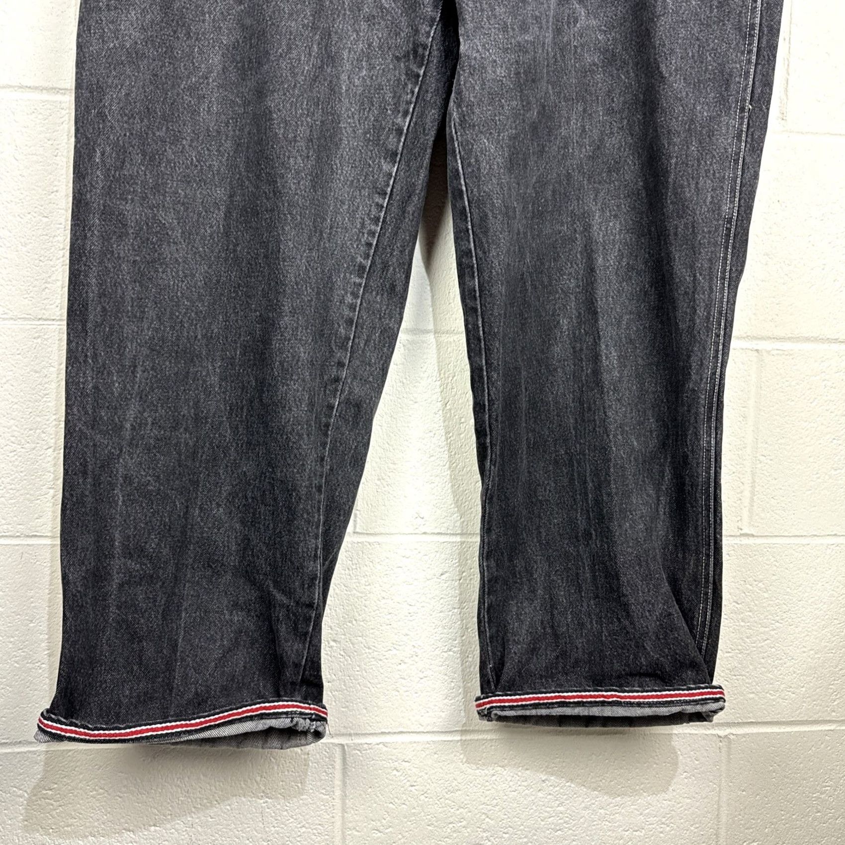 Ecko Unltd. VINTAGE Ecko Unltd Jeans Men 42X34 Black Denim Baggy 90s Hip Hop Skater Loot Jeans Mens Size 42 Size US 42 / EU 58 - 7 Thumbnail