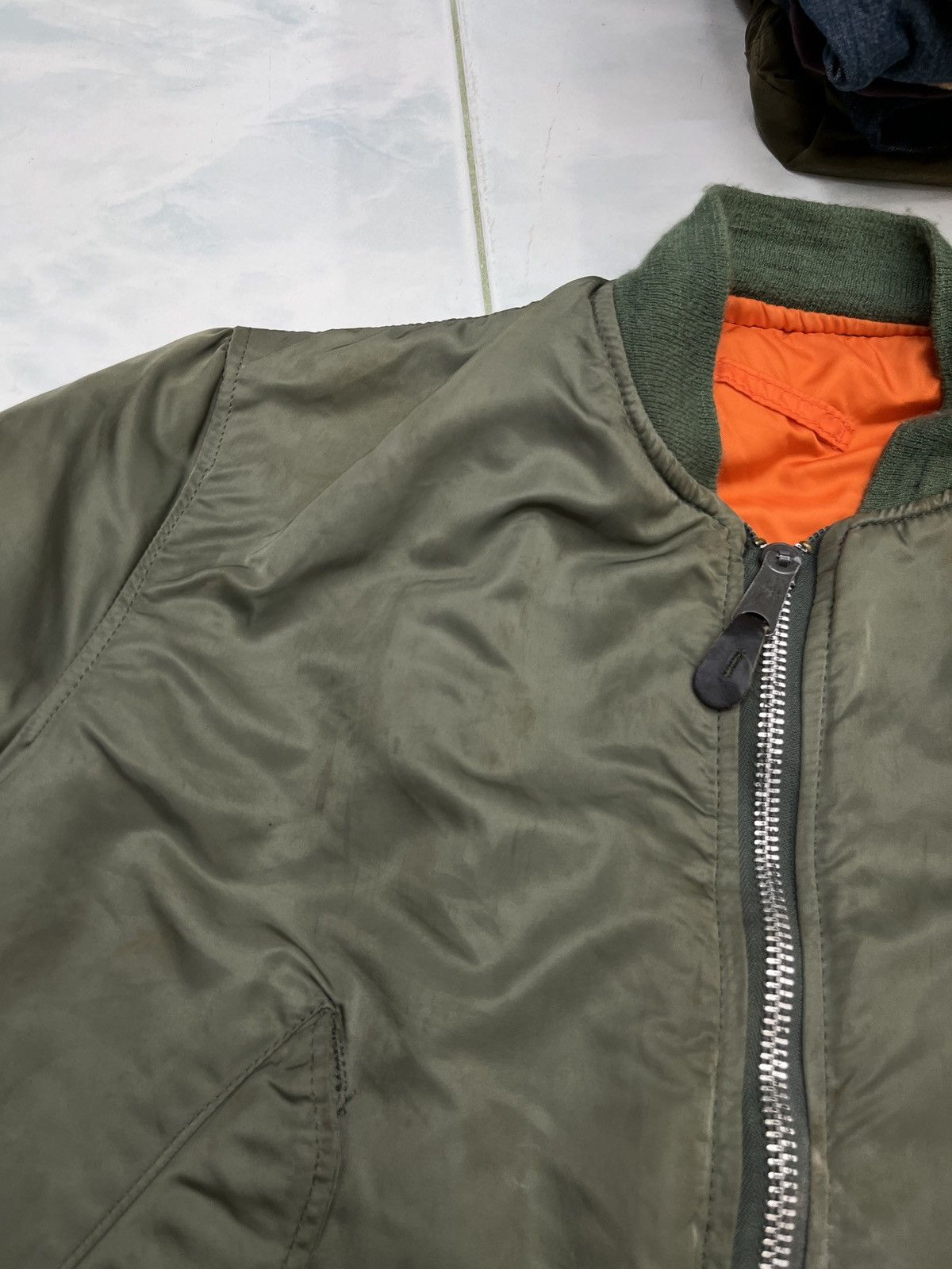 Alpha Industries 🔥🔥🔥STEALS VTG ALPHA INDUSTRIES MA1 BOMBER JACKET Size US S / EU 44-46 / 1 - 13 Thumbnail