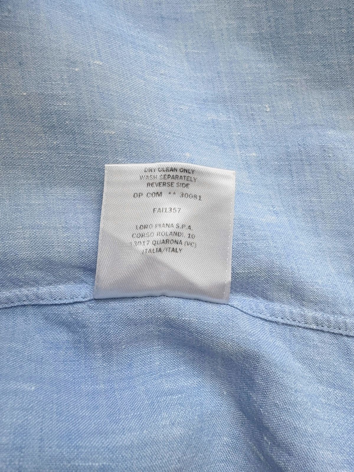 Loro Piana Loro Piana Linen Silk Shirt Size US M / EU 48-50 / 2 - 14 Thumbnail
