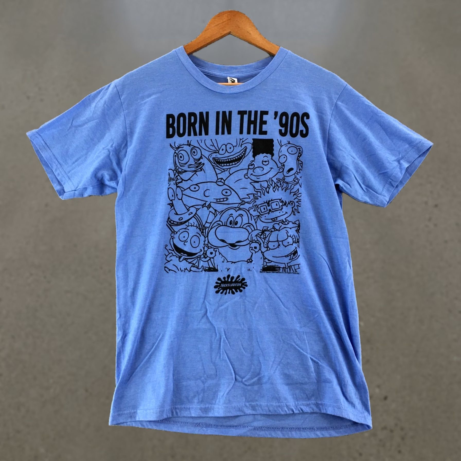 Nickelodeon M & M Mill Nickelodeon Tee Tshirt Mens Medium Blue Cotton Blend Short Sleeve Graphic Shirt Mens Blue Nickelodeon Tee Size US M / EU 48-50 / 2 - 1 Thumbnail
