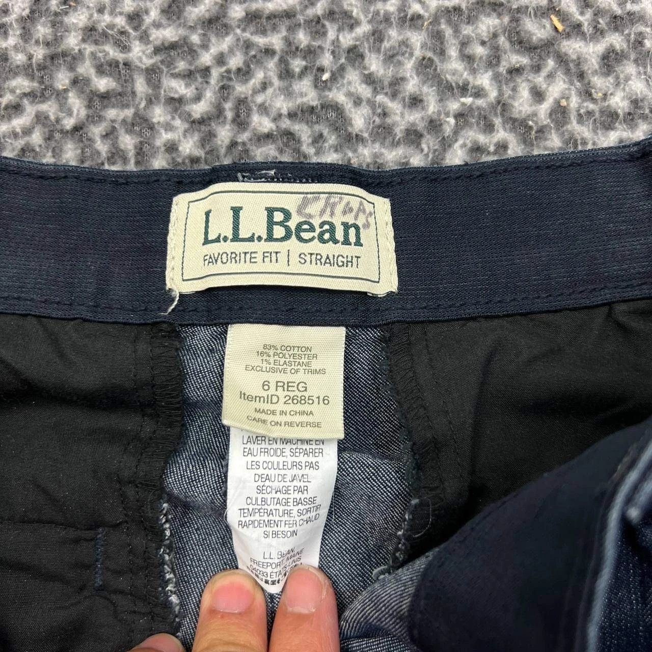 L.L. Bean L.L Bean Jeans Women 6 Straight Denim Pants Pockets 29x23 Size 29" - 2 Thumbnail